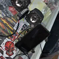 اسپیکر بلوتوثی موتور و هولدر موبایل موتور