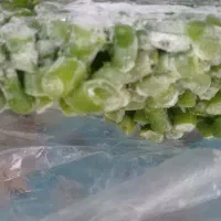 لوبیا سبز تمیزوآماده طبخ.وبسته بندی شده