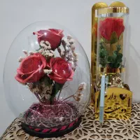 گل شیشه ای برای کادو