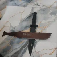 چاقوی سفارشی با غلاف و بدون غلاف