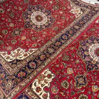 جفت ۶متری دستباف تبریز زمینه قرمز ریزباف