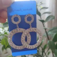 گوشواره ی شیک جواهری