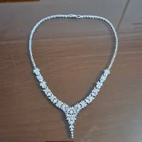 گردنبند نقره آبکاری شده