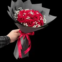 ۲۰ شاخه رز هلندی قرمز فقط ۳۹۸