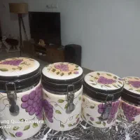 پاسماوری انگوری و قوری زعفران طرح  قاجار