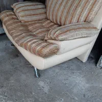 مبل ۵نفره پارچه ترک پایه استیل