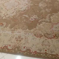 دوتخته فرش 9متری گل برجسته