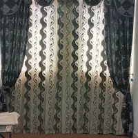 والان پرده  دو طرف و دکوری بالا