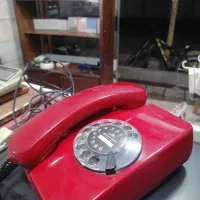 تلفن باسیم  قدیمی چرخشی کلکسیونی با گارانتی