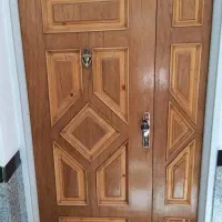 درب چوبی