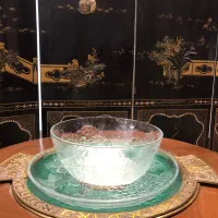 کاسه بشقاب کریستال خارجی بسیار ناب