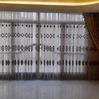 پرده بزرگ با پارچه حریر و ضخیم