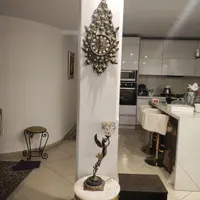 ست ساعت و میز مرمر و آباژور برنز قدیمی و اصل