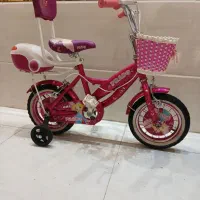 دوچرخه ۱۲دخترانه صفره صفر فقط چند بار سوار شده