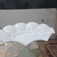 ظرف میوه خوری خام مینا کاری ۳۵ سانتی