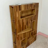 بار چوبی روستیک‌ قفسه بوفه