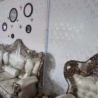 نقاشی ساختمان و طرح کاغذ دیواری