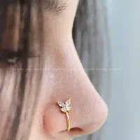 انواع پیرسینگ بدون سوراخ بینی و ناف