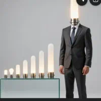 تولیدی (آقای نور) لامپ کم مصرف A+ براکت مهتابی led