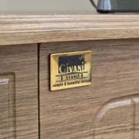 میز تلویزیون mdf وکیوم ، رنگ چوب