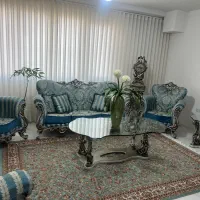 مبل استیل ۷نفره شیک + میز ناهارخوری ۶نفر