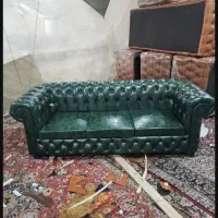مبل چستر اداری  مکعبی چستر باچرم کریستال