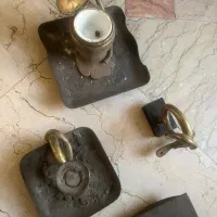 ست برنجی رومیزی قدیمی