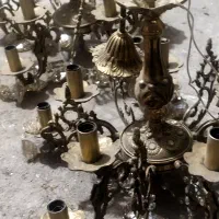 لوستر برنزی 10شعله