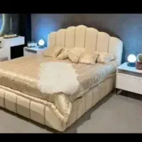تخت ۱ نفره و ۱۲۰ تمام پارچه