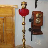 چراغ نفتی عتیقه قاجاری تقدیم به شما خوبان
