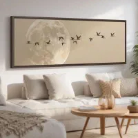 تابلو نقاشی *مون* دو مدل برجسته و رنگ روغن