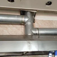 کانال استیل بهمراه لوله