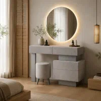 سرویس خواب آدرین  میز آرایش و کفی