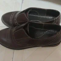 کفش چرم طبیعی برند شیفر سایز ۳۸/۵ ۳۹