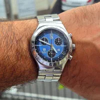 سواچ سه موتوره کرنوگراف  مدل آیرونی V8 ر Navy Blue