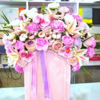 باکس بزرگ گل زیبا مناسب هدیه
