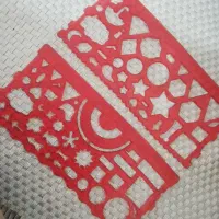 خط کش ژله ای شابلون دار