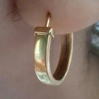گوشواره حلقه ای جنس خوب نرخ تابلو امانت