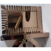 ست آینه و میز کنسول و ساعت دیواری برنزی خورشیدی