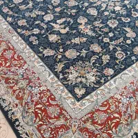 فرش 1500شانه (قسطی- چکی) 9 متری.تمام نخ پنبه