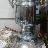 سماور استیل۱۲لیتری برادران ایران نژاد تبریز درحدنو
