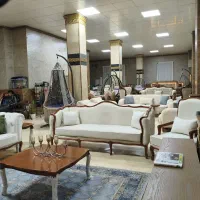مبلمان کوئین فرانسوی تمام راش