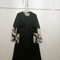 مانتو مشکی نخی ۳۸/۴۲
