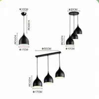 لوستر آویز مدل قیف کوچک