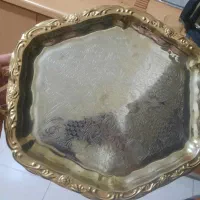 سینی قدیمی‌برنجی
