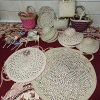 سفره، کلاه، زنبیل، باد بزن حصیری