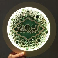 تابلو ماه  مزین به نام ائمه
