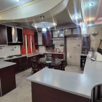 کابینت با گاز و هود و سینک