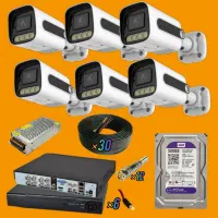 دوربین مداربسته 5mp /پک کامل/ امنیت پایدار