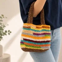 کیف رنگی مخملی